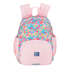 RUCSAC OXFORD 31X23X12CM FLOWERS ROZ