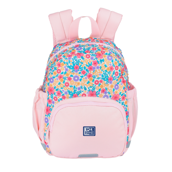 RUCSAC OXFORD 31X23X12CM FLOWERS ROZ