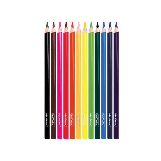 CREIOANE COLORATE TRIUNGHIULARE 3MM SET24 TAVA PLASTIC