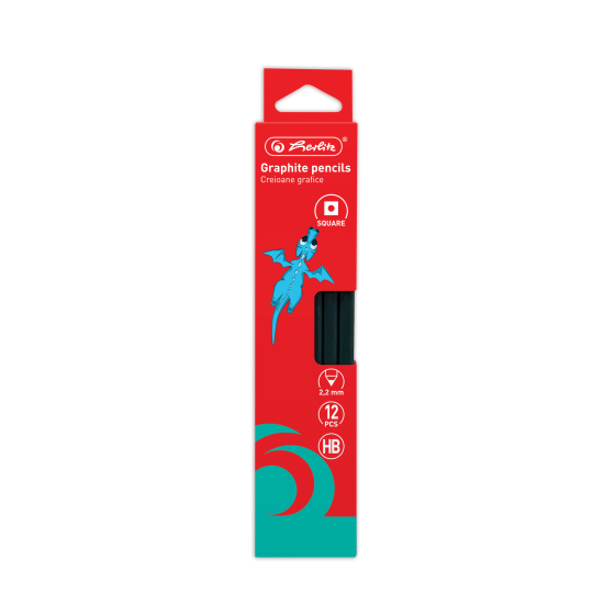 CREION GRAFIT HB PATRAT 2.2MM SET12