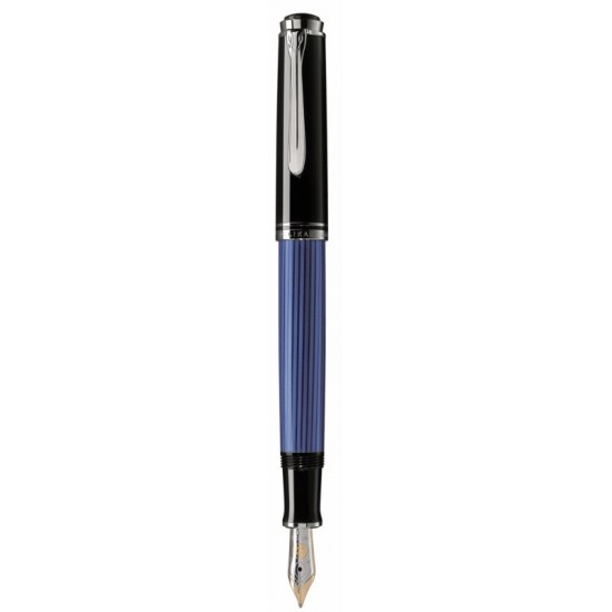 STILOU SOUVERAN M405 M,PENITA AUR 14K PLACAT CU PALADIU,CORP NEGRU-ALBASTRU STILOU SOUVERAN M405 M,PENITA AUR 14K PLACAT CU PALADIU,CORP NEGRU-ALBASTRU