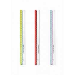 RIGLA PLASTIC 30CM MY.PEN 3 COMBINATII DE CULORI