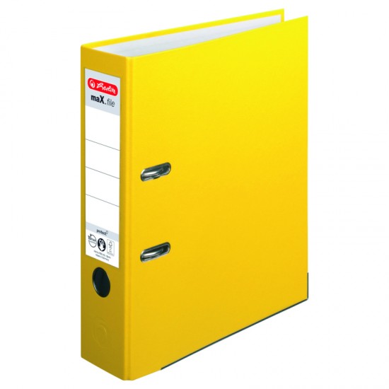 BIBLIORAFT A4 8CM PP GALBEN HERLITZ BIBLIORAFT A4 8CM PP GALBEN HERLITZ