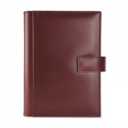 Agendă din piele Apollo Bordo, 17 x 24 cm