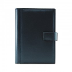 Agendă din piele Apollo Blu, 15 x 21 cm