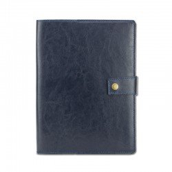 Agendă din piele Mira Blu, 15 x 21 cm