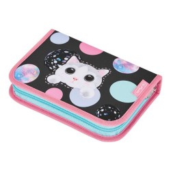 PENAR ECHIPAT 31 PIESE, 2 CLAPE, MOTIV CUTE CAT