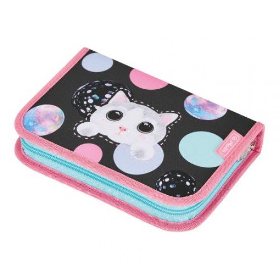 PENAR ECHIPAT 31 PIESE, 2 CLAPE, MOTIV CUTE CAT