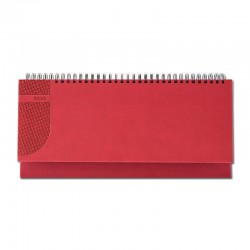 Planner 430 Kent Rosso, săptămânală 10.5 x 29.8 cm