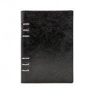 Agendă de lux Circle 207Nero cu inele,15×21 cm