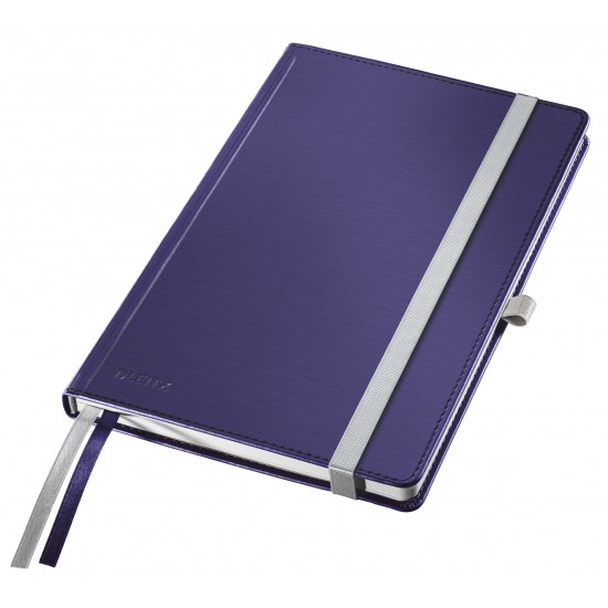 CAIET BIROU A5 DICTANDO ALBASTRU-VIOLET COPERTA CARTON STYLE LEITZ