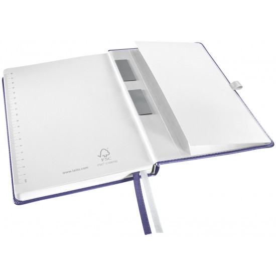 CAIET BIROU A5 DICTANDO ALBASTRU-VIOLET COPERTA CARTON STYLE LEITZ