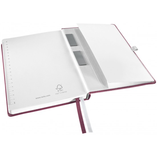 CAIET BIROU A5 DICTANDO GRENA COPERTA CARTON STYLE LEITZ CAIET BIROU A5 DICTANDO GRENA COPERTA CARTON STYLE LEITZ