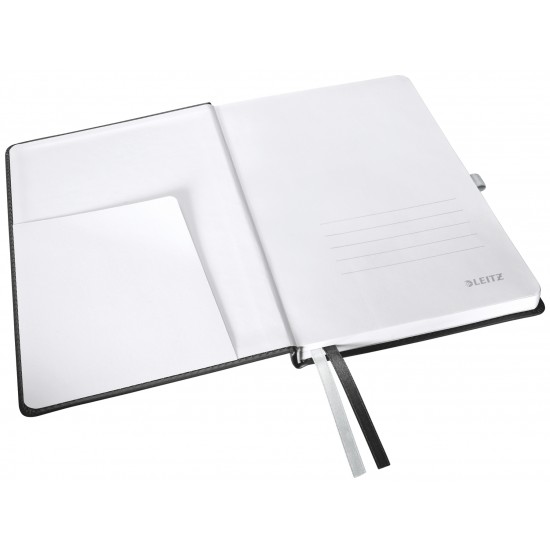 CAIET BIROU A5 DICTANDO NEGRU SATIN COPERTA CARTON STYLE LEITZ CAIET BIROU A5 DICTANDO NEGRU SATIN COPERTA CARTON STYLE LEITZ