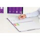 CAIET BIROU SPIRA A4 ARITMETICA MOV COPERTA PP BE MOBILE WOW LEITZ