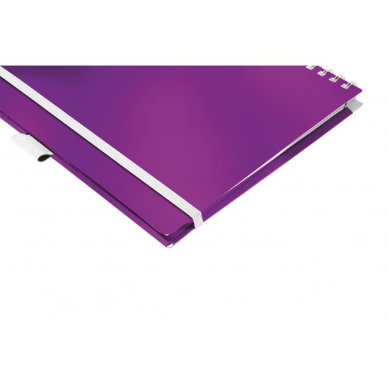 CAIET BIROU SPIRA A4 ARITMETICA MOV COPERTA PP BE MOBILE WOW LEITZ