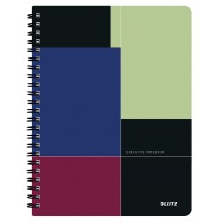 CAIET BIROU SPIRA A4 ARITMETICA NEGRU-VIOLET EXECUTIVE LEITZ