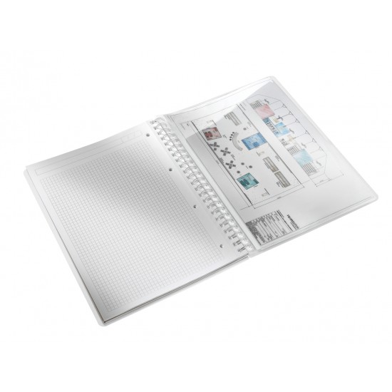 CAIET BIROU SPIRA A4 ARITMETICA TURCOAZ COPERTA PP WOW LEITZ CAIET BIROU SPIRA A4 ARITMETICA TURCOAZ COPERTA PP WOW LEITZ