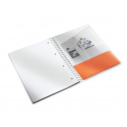 CAIET BIROU SPIRA A4 DICTANDO MOV COPERTA PP WOW LEITZ