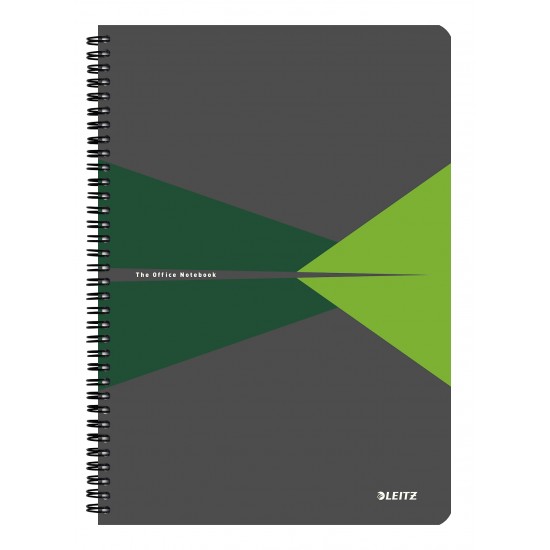 CAIET BIROU SPIRA A4 DICTANDO VERDE OFFICE LEITZ CAIET BIROU SPIRA A4 DICTANDO VERDE OFFICE LEITZ