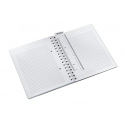 CAIET BIROU SPIRA A5 ARITMETICA ALBASTRU COPERTA PP WOW LEITZ