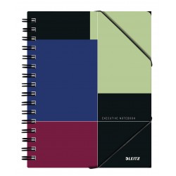 CAIET BIROU SPIRA A5 ARITMETICA NEGRU-VIOLET EXECUTIVE BE MOBILE LEITZ