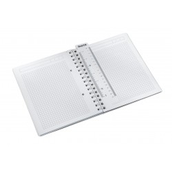 CAIET BIROU SPIRA A5 ARITMETICA ROZ COPERTA PP WOW LEITZ