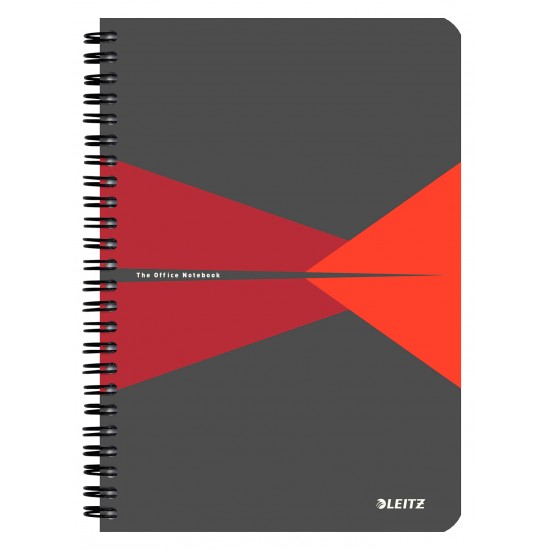 CAIET BIROU SPIRA A5 DICTANDO ROSU OFFICE LEITZ CAIET BIROU SPIRA A5 DICTANDO ROSU OFFICE LEITZ