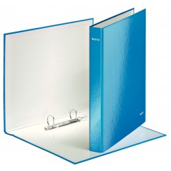 CAIET MECANIC A4 2 INELE 25MM/40MM ALBASTRU METALIZAT WOW LEITZ