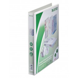 CAIET MECANIC A4 2 INELE 25MM/44MM ALB MAXI PANORAMA LEITZ