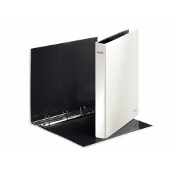 CAIET MECANIC A4 4 INELE 25MM/40MM ALB METALIZAT WOW LEITZ