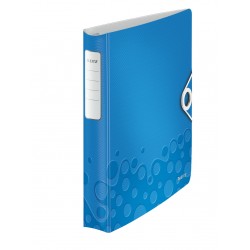 CAIET MECANIC A4 4 INELE 30MM/52MM ALBASTRU SOFTCLICK LEITZ