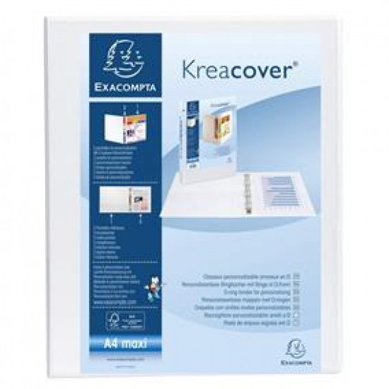 CAIET MECANIC A4+ 4 INELE 34 MM 2 BUZUNARE KREACOVER EXACOMPTA CAIET MECANIC A4+ 4 INELE 34 MM 2 BUZUNARE KREACOVER EXACOMPTA
