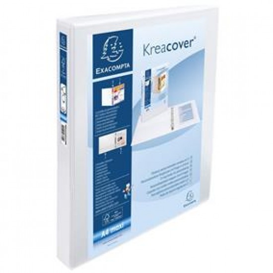 CAIET MECANIC A4+ 4 INELE 44 MM 2 BUZUNARE KREACOVER EXACOMPTA CAIET MECANIC A4+ 4 INELE 44 MM 2 BUZUNARE KREACOVER EXACOMPTA