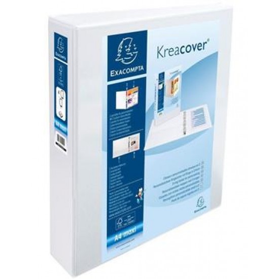 CAIET MECANIC A4+ 4 INELE 60 MM 2 BUZUNARE KREACOVER EXACOMPTA CAIET MECANIC A4+ 4 INELE 60 MM 2 BUZUNARE KREACOVER EXACOMPTA