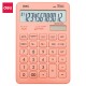 CALCULATOR BIROU 12DIG 1541 ROZ PASTEL DELI CALCULATOR BIROU 12DIG 1541 ROZ PASTEL DELI