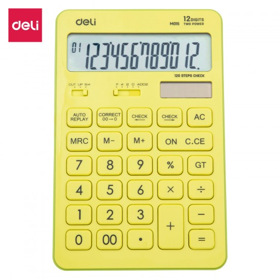CALCULATOR BIROU 12DIG 1551 VERNIL PASTEL DELI CALCULATOR BIROU 12DIG 1551 VERNIL PASTEL DELI