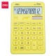 CALCULATOR BIROU 12DIG 1551 VERNIL PASTEL DELI CALCULATOR BIROU 12DIG 1551 VERNIL PASTEL DELI