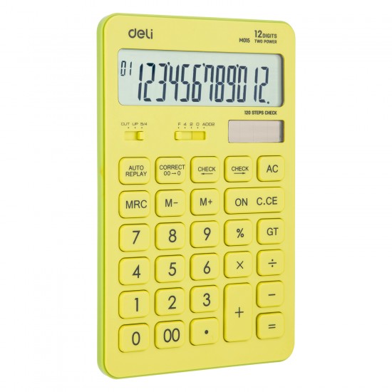 CALCULATOR BIROU 12DIG 1551 VERNIL PASTEL DELI CALCULATOR BIROU 12DIG 1551 VERNIL PASTEL DELI