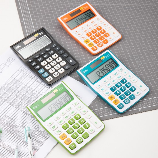 CALCULATOR BIROU 12DIG ALB-ALBASTRU 1238 DELI CALCULATOR BIROU 12DIG ALB-ALBASTRU 1238 DELI