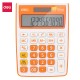 CALCULATOR BIROU 12DIG ALB-PORTOCALIU 1238 DELI CALCULATOR BIROU 12DIG ALB-PORTOCALIU 1238 DELI
