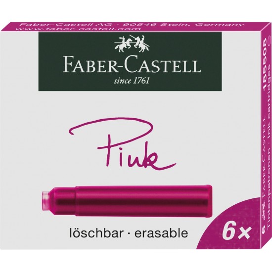 CARTUSE CERNEALA MICI ROZ 6 BUC/CUTIE FABER-CASTELL