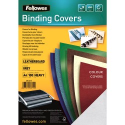 COPERTI CARTON A4 GRI 100/TOP FELLOWES
