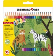CREIOANE COLORATE PLASTIC 24 CULORI EBERHARD FABER
