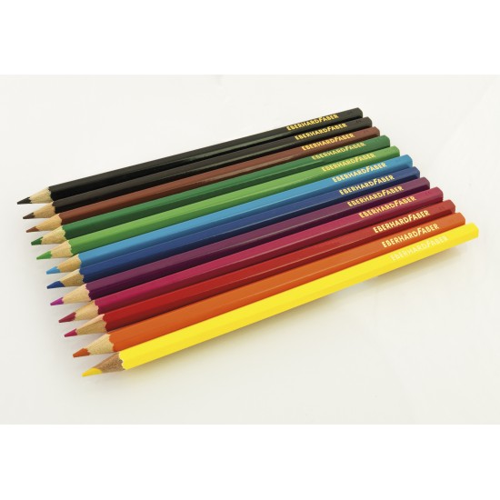 CREIOANE COLORATE PLASTIC JUMBO 10 CULORI EBERHARD FABER