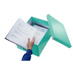 CUTIE DEPOZITARE MEDIE TURCOAZ CLICK&STORE LEITZ