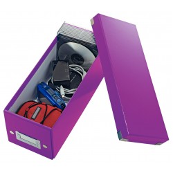 CUTIE PENTRU CD-URI MOV CLICK&STORE LEITZ