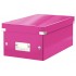 CUTIE PENTRU DVD-URI ROZ CLICK&STORE LEITZ