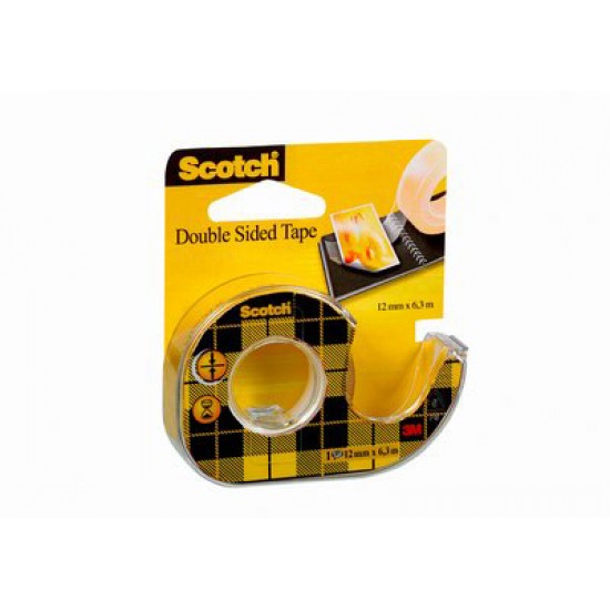 DISPENSER CU BANDA DUBLU ADEZIVA 12MM*6.3M SCOTCH 3M