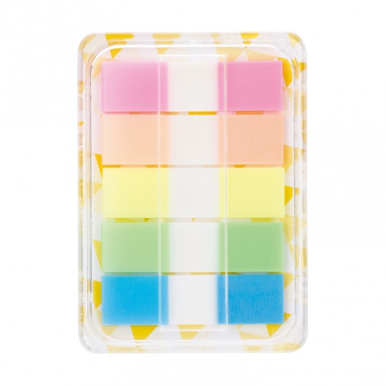 DISPENSER INDECSI PLASTIC 12*44MM 5 CULORI 20 FILE DELI
